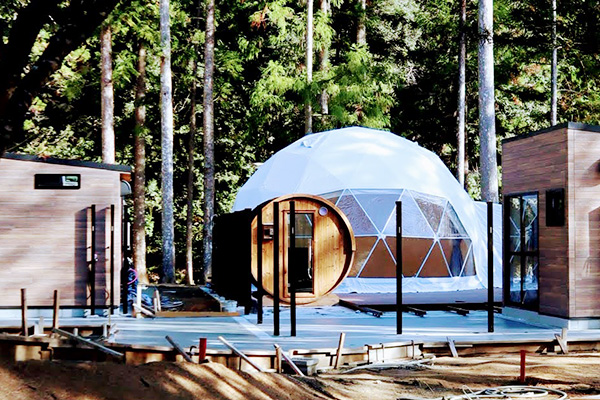 写真：ドームテント